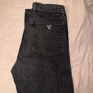 Guess Black Straight Leg Jeans Classic Style